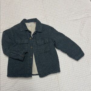 Zara Kids Dark Blue Gray knot Jacket
